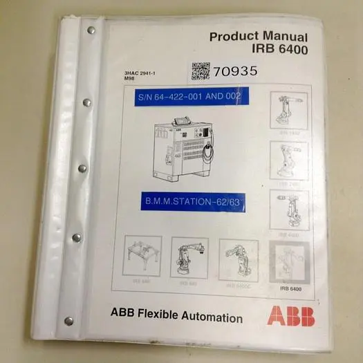 Used ABB 3HAC 2941-1 Manuals Michigan US | Ideal Machinery #698679