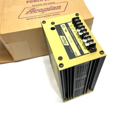 USED ACOPIAN DUAL TRACKING POWER SUPPLY 105-125 INPUT VOLTAGE