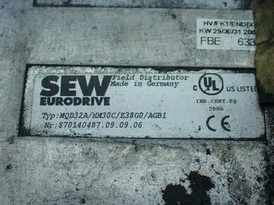 Used SEW EURODRIVE MQD32A/MM30C/Z38G0/AGB1 Input / Output Modules Ohio US | HGR 24 #838778