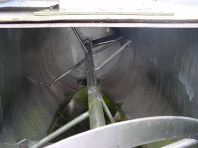1,000L Gardam S/S U-Trough Mixer 7.5 kW