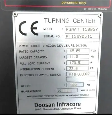 2008 DOOSAN PUMA TT1500SY 5-Axis or More CNC Lathes | CNC EXCHANGE (18)