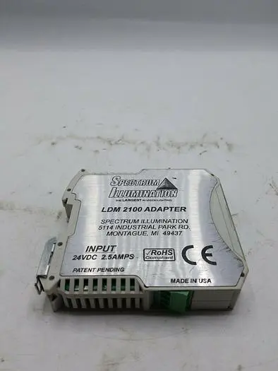 Used SPECTRUM ILLUMINATION ADAPTER MODULE REV.H 24VDC, 1.5 AMPS Valves/Fittings | ND Industrial Surplus #1222666