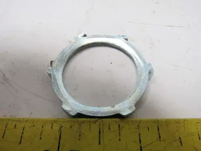 Arlington Ind Cat 403 1" Plated Steel Locknut for Rigid Metal Conduit Box of 100