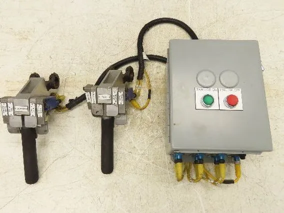 Air Hoist Tool Balancer 8-Button 2-Handle Pendant Control Panel Assembly