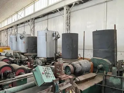 7 ANNEALING FURNACES WITH 14 BASES (USED)