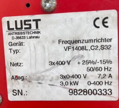 USED Lust VF1408L,C2,S32