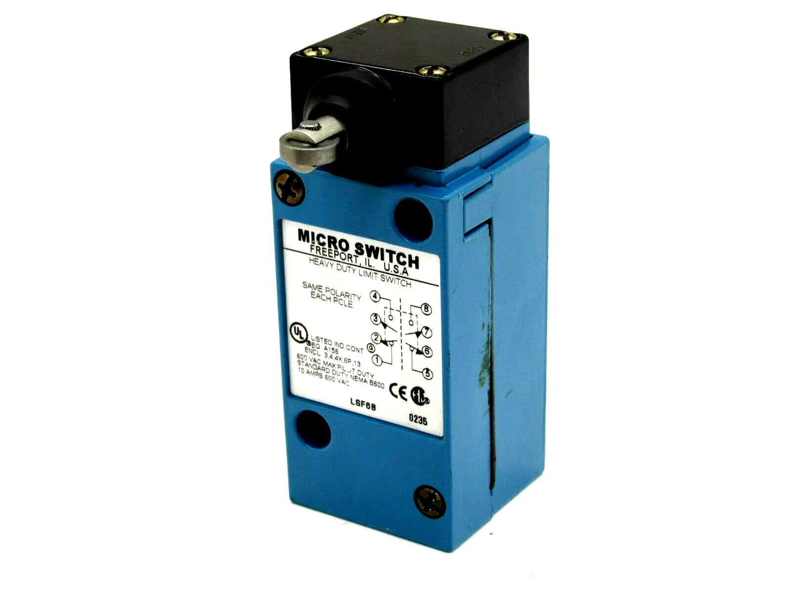 NEW HONEYWELL MICRO SWITCH LSF6B LIMIT SWITCH