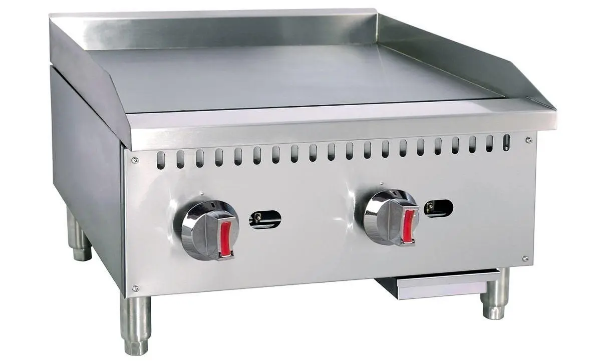 ELITE ETFG-24 Thermostatic Countertop Gas Griddle, " | 90,000 BTU