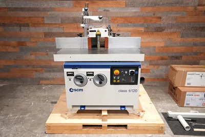 NEW SCM Class TI 120 Tilting Spindle Shaper + SCM Feed 48 – FREE SHIPPING