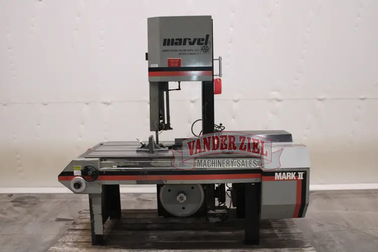 Used MARVEL MANUFACTURING MARK II Vertical Band Saws Michigan US | Vander Ziel Machinery Sales #1302599