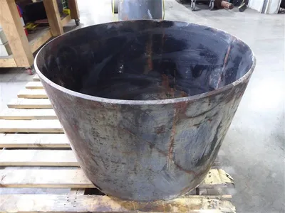 Unbranded Unlined Plain End Reducer Pipe 36" to 32" ASTM A234 Surplus
