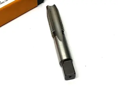 USED HERTEL STRAIGHT FLUTE TAP: M20X2.5 METRIC COARSE, 4 FLUTE, PLUG CHAMFER