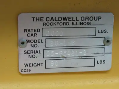 Used CALDWELL _UNKNOWN_ Miscellaneous MRO Indiana US | Arrow Industrial #1367463
