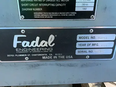 Used 1997 FADAL 914 Vertical Machining Centers Ohio US | HGR 24 #1518953