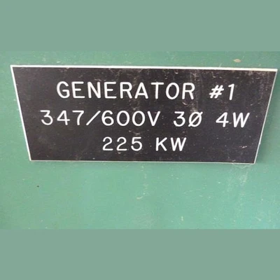Volvo Penta 225 kW Diesel Generator