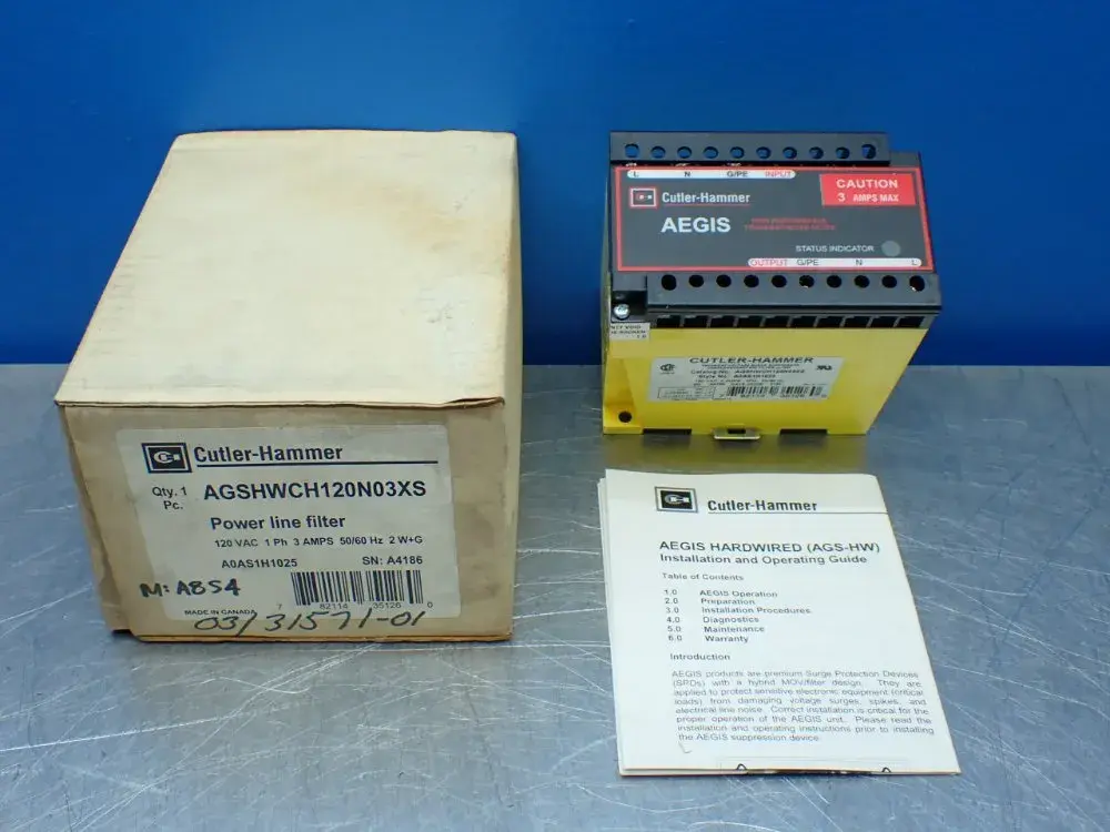 NEW CUTLERHAMMER AGSHWCH120N03XS