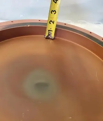 AMAT Al/Nd SPUTTERING TARGET 13 INCH DIAMETER .250 INCH THICK