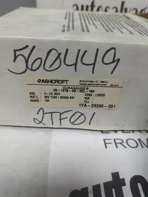 New | in-Stock ASHCROFT 45-1279-A8-02L-15# Misc Electrical & Power Parts Ohio US | Surplus Asset Holdings #1236623