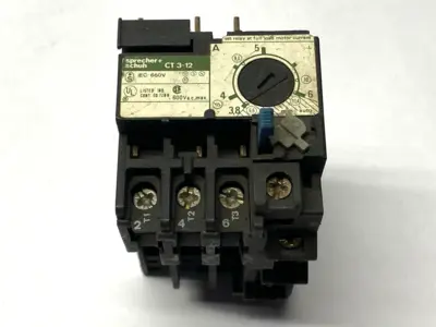 USED SPRECHER + SCHUH THERMAL OVERLOAD RELAY 3.8-6A