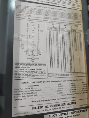 NEW Allen-Bradley 713-AJBD61