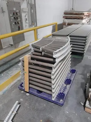 USED ROLMASTER 24” GRAVITY ROLLER CONVEYORS
