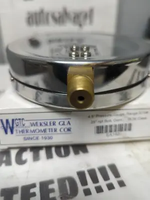 New | in-Stock WEKSLER EA142 Universal Pressure Meters Ohio US | Surplus Asset Holdings #1240842