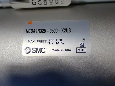 Smc  250psi Pneumatic Cylinders.