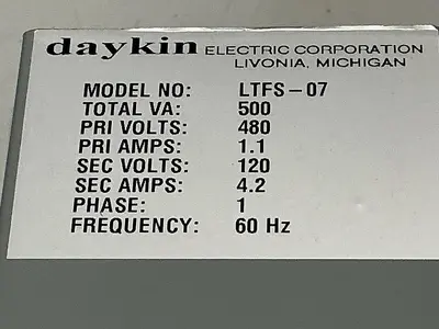 USED DAYKIN LTFS-07
