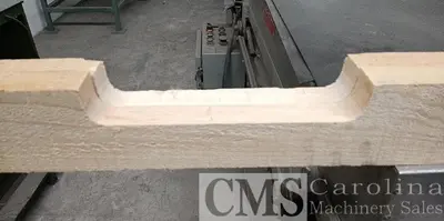 USED CUSTOM BUILT SINGLE HEAD PALLET STRINGER NOTCHER