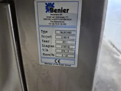 USED 2011 BENIER NEDERLAND BV TALLROUND
