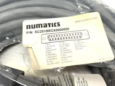 New | in-Stock Numatics Single End Cordset D-Sub Female 25-Pin 10m PVC Gray Cable & Wire Michigan US | Maverick Industrial Sales #1392915
