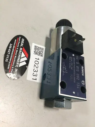 Used BOSCH 0 810 092 134 Valves/Fittings Michigan US | Ideal Machinery #604567