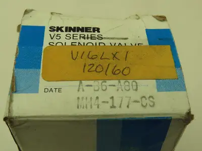 Honeywell Skinner V16LX1 Solenoid Valve 3-Way 120V 1000 PSI 1/16" Orifice
