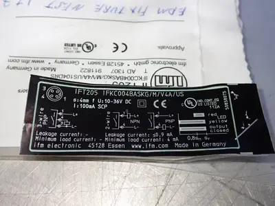 New | in-Stock IFM IFKC004BASKG/M/V4A Proximity Sensors Ohio US | HGR 24 #785566