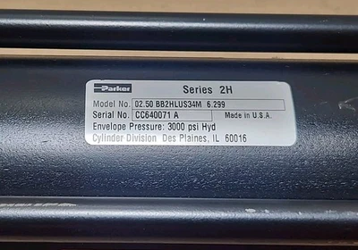 NEW Parker 02.50BB2HLUS34M6.299