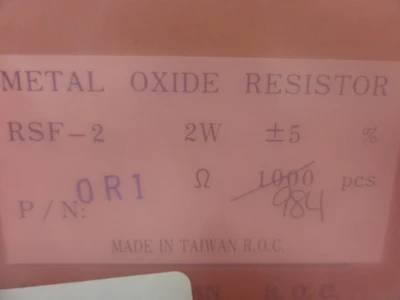 USED YAGEO RSF-2-0.1