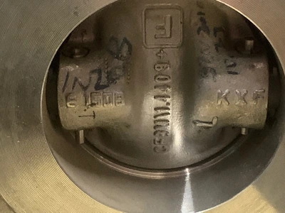 3" Fisher 8580 Stainless Steel Butterfly Valve  New Storeroom Spare