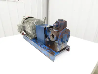 Gorman Rupp GHC1 1/2GF3-B0004 Positive Displacement Gear Pump 1.5"NPT 15GPM 3Hp
