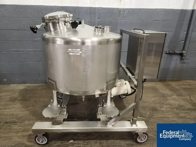 Used Unknown 79 Gal Portable Mix Tank, S/S Stainless Steel Tanks Ohio US | Federal Equipment Company #127150
