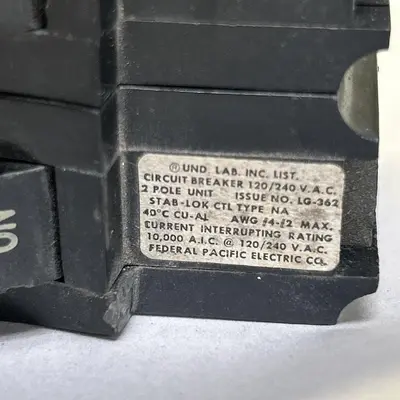 Used FEDERAL PACIFIC NA260 Miscellaneous Equipment (Electrical & Power) | Surplus Asset Holdings #1196306