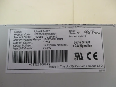 USED Remec PA-AIRT-022