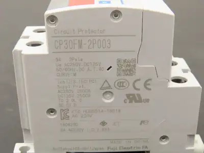 Fuji Electric CP30FM-2P003 Circuit Breakers 250VAC 125VDC 3A 2-Pole Lot of 3