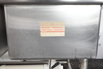104” HEAVY DUTY THREE COMPARTMENT WITH 2 DRAINBOARD STAINLESS STEEL SINK (LOCAL PICK UP ONLY)