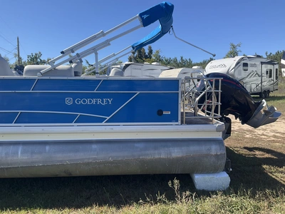 Used 2022 GODFREY SWEETWATER Boats (Misc) Michigan US | Miedema Asset Management Group #1474489