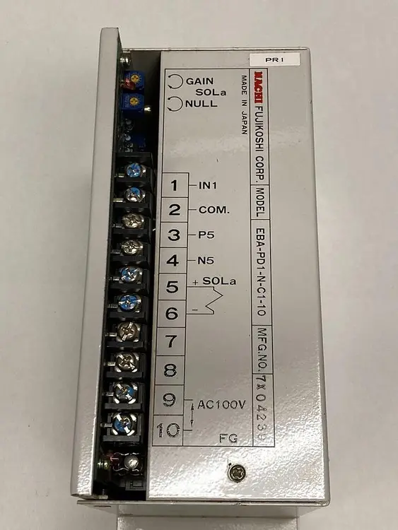 Used NACHI FUJIKOSHI EBA-PD1-N-C1-10 Amplifiers Ohio US | Surplus Asset Holdings #1239220