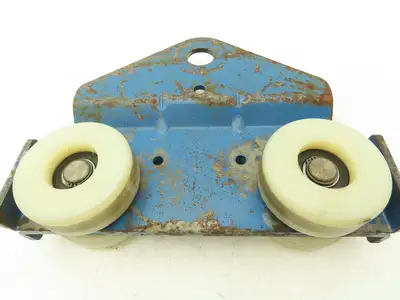 Gorbel 1/2 Ton Bridge Crane Hoist Push Trolley 1000Lb 3"Wheels *No Pin*