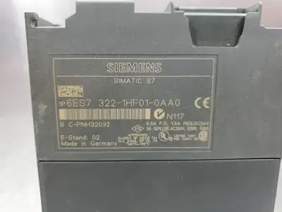 USED Siemens 6ES7322-1HF01-0AA0 SIMATIC S7 PLC Module