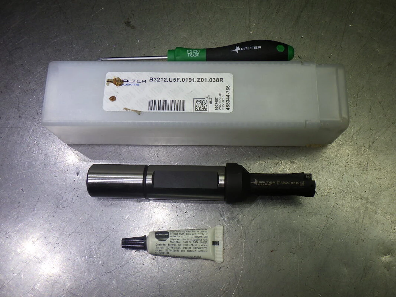 Walter 3/4" Coolant Thru Drill 1" Shank B3212.U5F.0119.Z01.038R (LOC2684A)