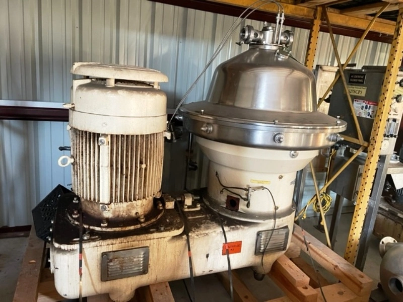 Westfalia SB 80-06-177 clarifier centrifuge, 316SS.