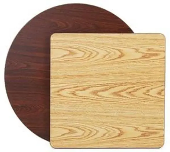RECTANGULAR TABLE TOP 30" X 48"  OAK/WALNUT